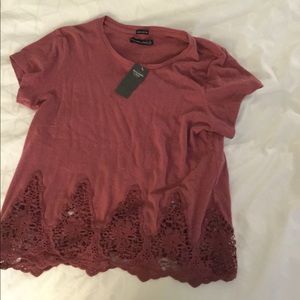 Abercrombie and Fitch berry tee